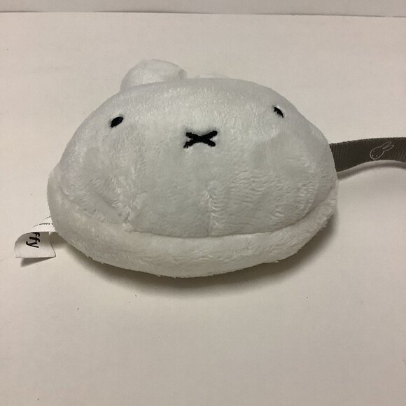 Miffy Plush Bag White Zippered Pouch with Clear Window Dick Bruna Bunny - Picture 10 of 12